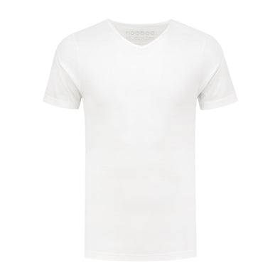 nooboo luxe bamboo v-neck t-shirt 185 gram