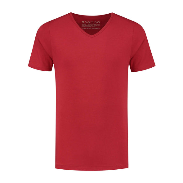 nooboo luxe bamboo v-neck t-shirt 185 gram